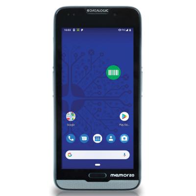 Datalogic Memor 20 Kit 2D, BT, WLAN, 4G, GMS, Akku, schwarz, Android 9