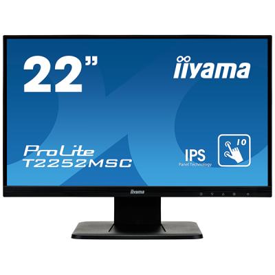 iiyama ProLite T2252MSC-B1, 54,6cm (21,5''), Projected Capacitive, Multi Touch, Full HD, schwarz