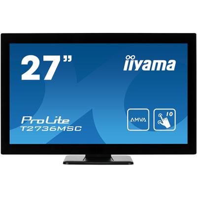 iiyama ProLite T2736MSC-B1, 68,6cm (27''), Projected Capacitive, Multi Touch(10 TP), Full HD,schwarz