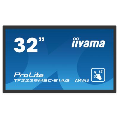iiyama ProLite TF3239MSC-B1AG, 80cm (31,5''),ProjectedCapacitive, 12TP, FullHD, schwarz, openframe