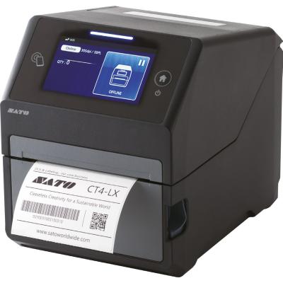 Sato CT408LX DT203, USB&LAN + WLAN/BT + Dispenser+ RTC, EU/UK