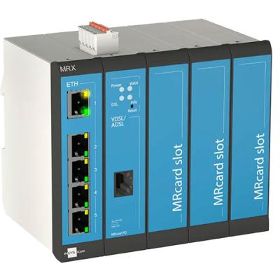 INSYS icom MRX5 DSL-A, modularer VDSL-/ADSL-Router Annex A, VPN VDSL2 ADSL/2/2+ 2xdig.ein 5xEthernet