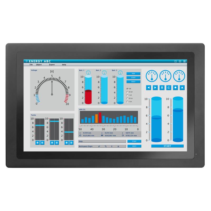 Panelmaster 2154P, 21.5" Panel PC, PCAP-Touch, Core i5-1245UE, 16GB, 256GB SSD