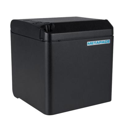 Metapace T-40, USB, RS232, Ethernet, 8 Punkte/mm (203dpi), Cutter, schwarz