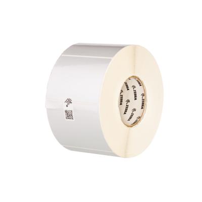 1x Zebra Z-ULTIMATE 3000T SILVER 51x25mm AD(127) Kern(25,4) 2580 Etiketten/Rolle