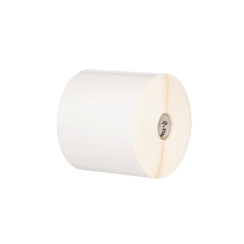 1x Zebra Z-ULTIMATE 3000T WHITE 76x76mm AD(101,6) Kern(25,4) 100 Etiketten/Rolle