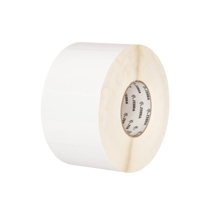 1x Zebra Z-XTREME 4000T WHITE 76x76mm AD(100) Kern(76,2) 100 Etiketten/Rolle