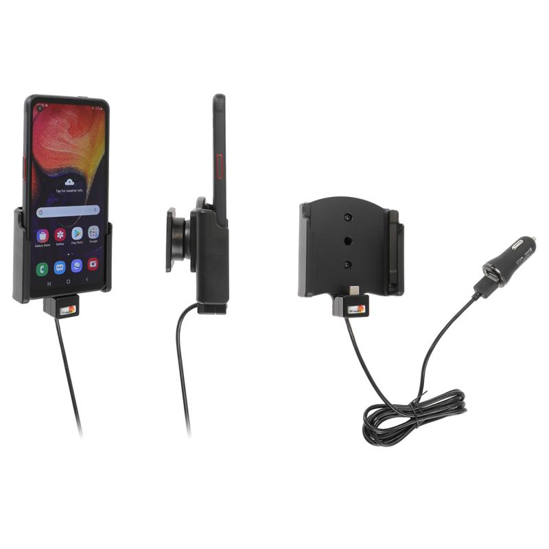 KFZ-Halterung, aktiv, inkl. KFZ-Ladeadapter, passend f&uuml;r: Samsung Galaxy Xcover Pro