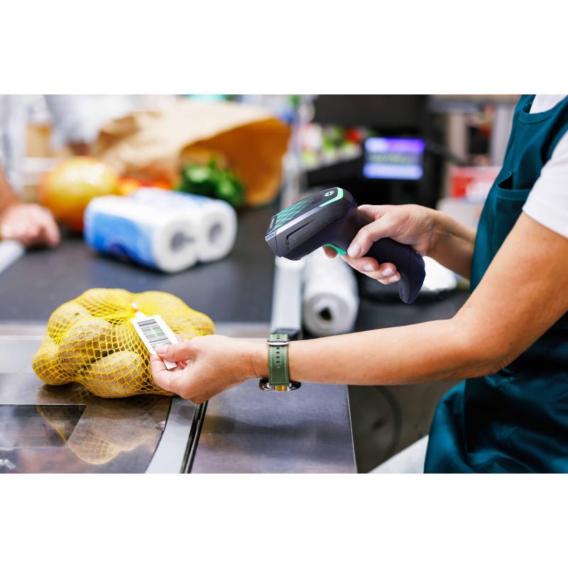 Datalogic Gryphon GBT4600, BT, 2D, HP, BT (BLE), Kit (USB), SuperCap, schwarz