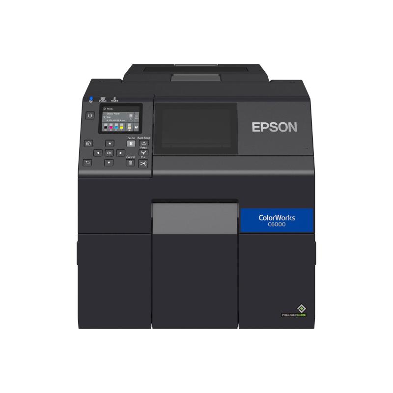 Epson ColorWorks CW-C6000Pe, Peeler, Disp., USB, Ethernet, schwarz