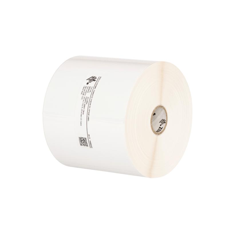 Zebra PolyO 3100T, Etikettenrolle, Kunststoff, gl&auml;nzend, f&uuml;r Midrange/High End Drucker, 3008835