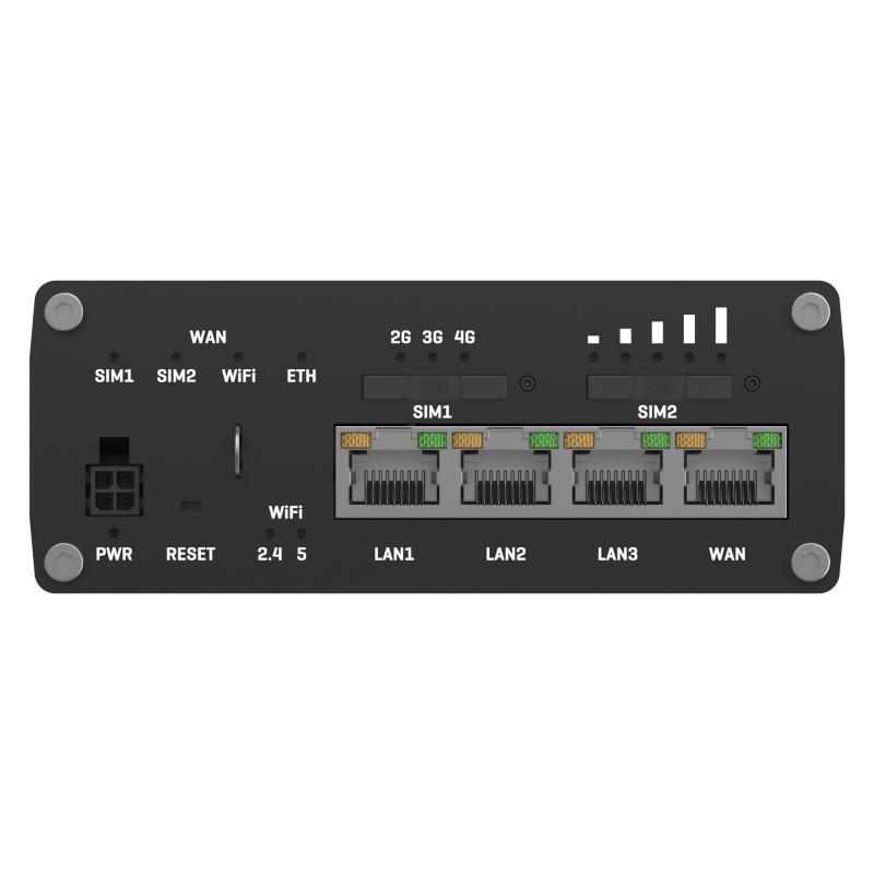 Teltonika RUTX11 Industrial Cellular Router, 4G LTE, DUAL SIM, WI-FI, 3x GB-LAN, WAN