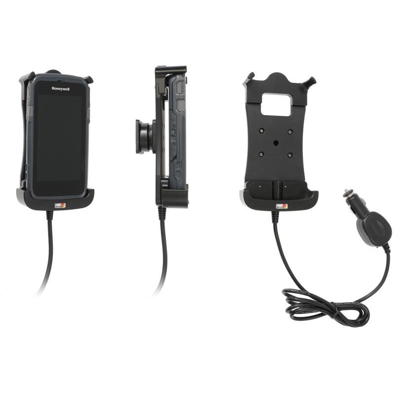 KFZ-Ladestation, Kugelgelenk (Tilt Swivel), verst&auml;kt, Kabeltyp: gerade, inkl.: KFZ-Netzteil (12/24 V