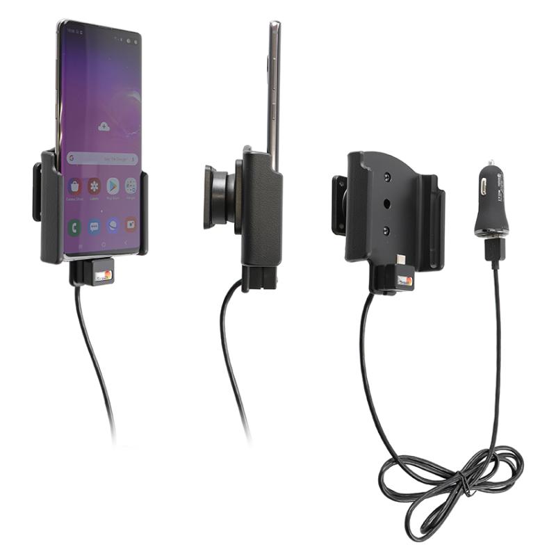 Aktiv Halterung, inkl. KFZ-Ladeadapter, passend f&uuml;r: Samsung Galaxy S10+
