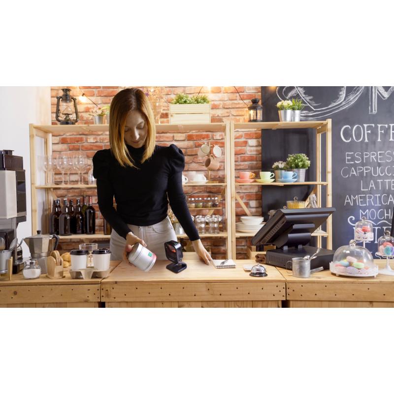 Datalogic Magellan 900i, 2D, USB, Multi-IF, Kit (USB), schwarz