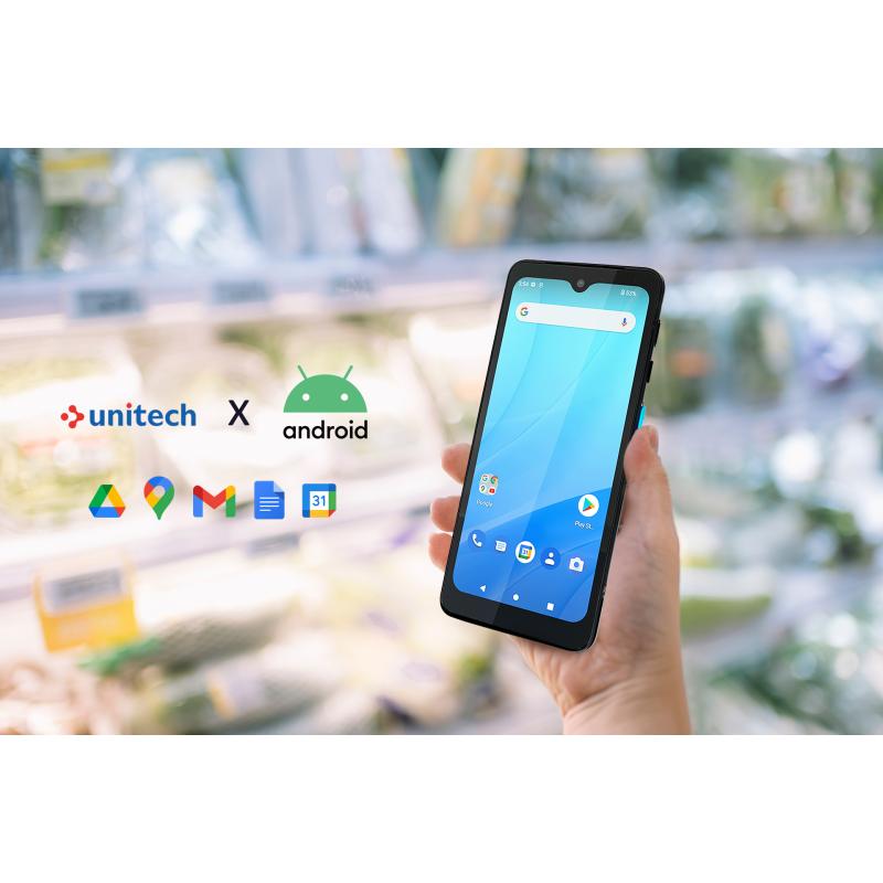 Unitech PA768 - 6,3", WLAN + 5G, Android 14, 6/64, 2D (N5703), bumper