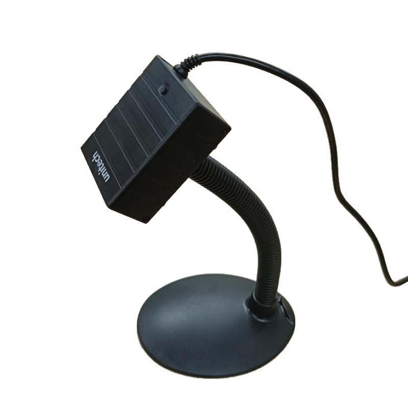Hands-free mounting stand for the Unitech FC75 fixed reader.<br />Adjustable (bendable) metal stand
