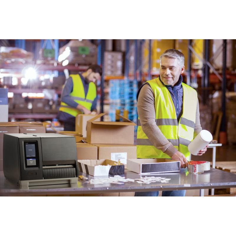 Honeywell PM65 Industrie Etikettendrucker, Thermotransfer, 203 dpi, USB, LAN, RS232, Touchscreen