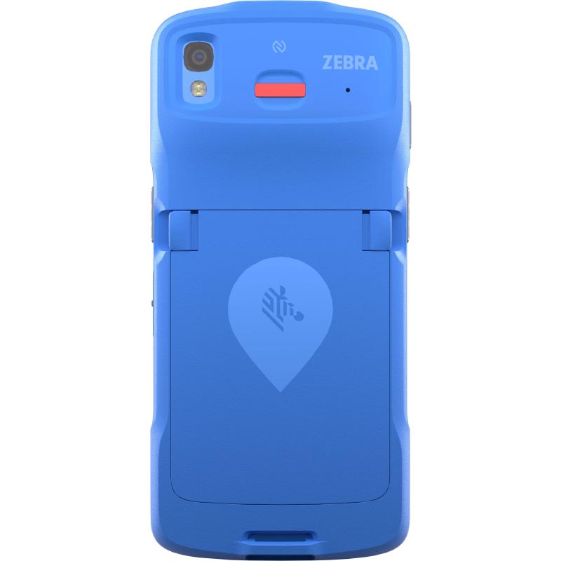 Zebra HC50 mit Notfalltaste, 2D, hot-swap, PTT, USB-C, BT, WLAN, NFC, Android, GMS, wei&szlig;, blau