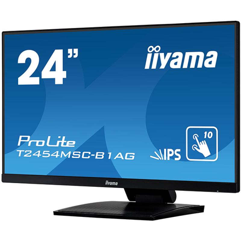 iiyama ProLite T2454MSC-B2AG, 23,6", Projected Capacitive, Multi Touch, Antiglare, Full HD, schwarz