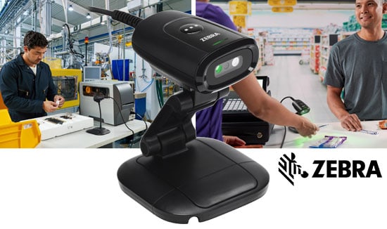 Zebra DS55: Stationärer Hochleistungs-Barcode-Scanner für vielseitige Anwendungen