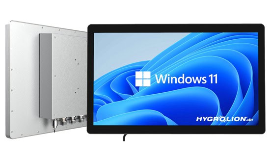 Robuster Edelstahl-Panel-PC Hygrolion SPC18 VEII für hygienekritische Umgebungen