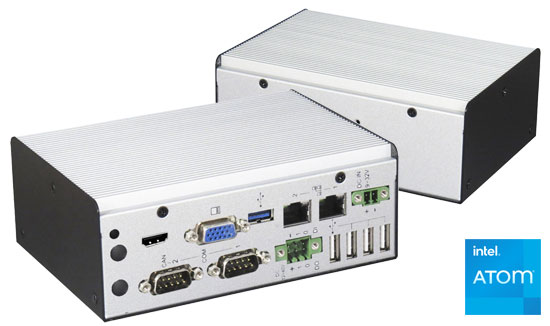 Kompakte Embedded-PCs mit Intel Atom™ x6413E Prozessor für vielseitige Anwendungen