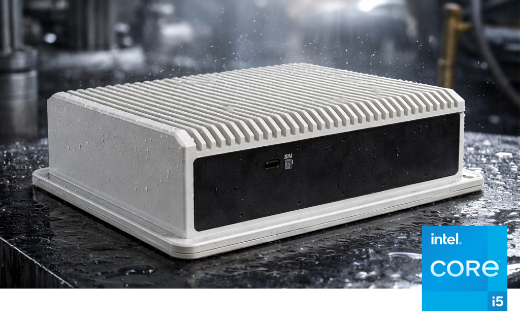 Hygrolion 200: Lüfterloser Embedded PC mit IP65-Schutz für Industrie- und Outdoor-Anwendungen